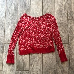 Bershka floral blouse
